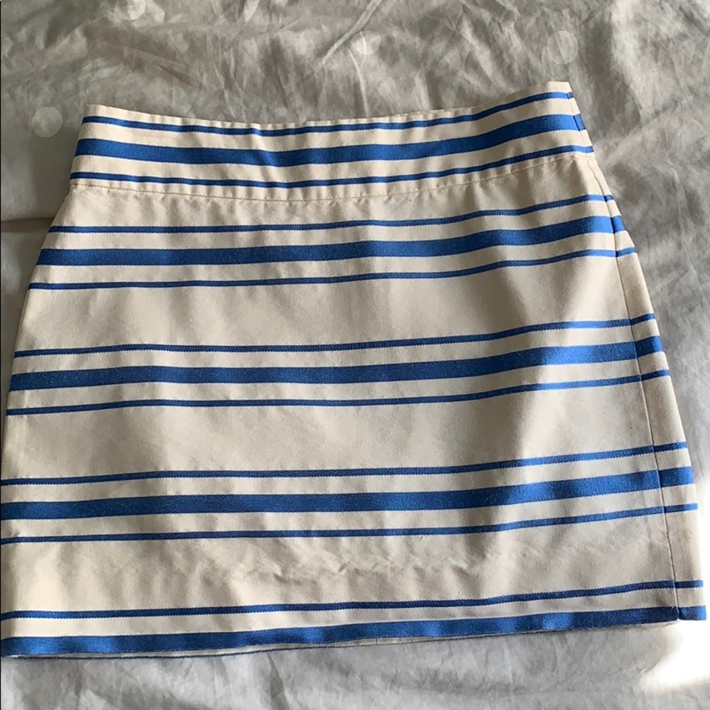 J.Crew Striped Mini Skirt